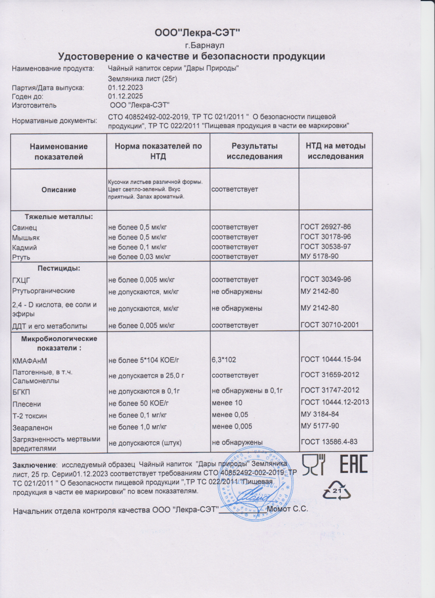 Паспорт №122023